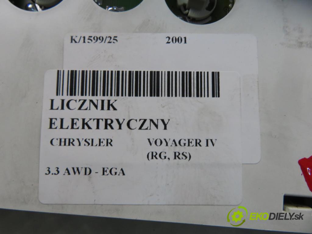 CHRYSLER VOYAGER IV (RG, RS) MINIVAN 2001 0,00 3.3 AWD - EGA 3301,00 Prístrojovka elektrický P04685824AF