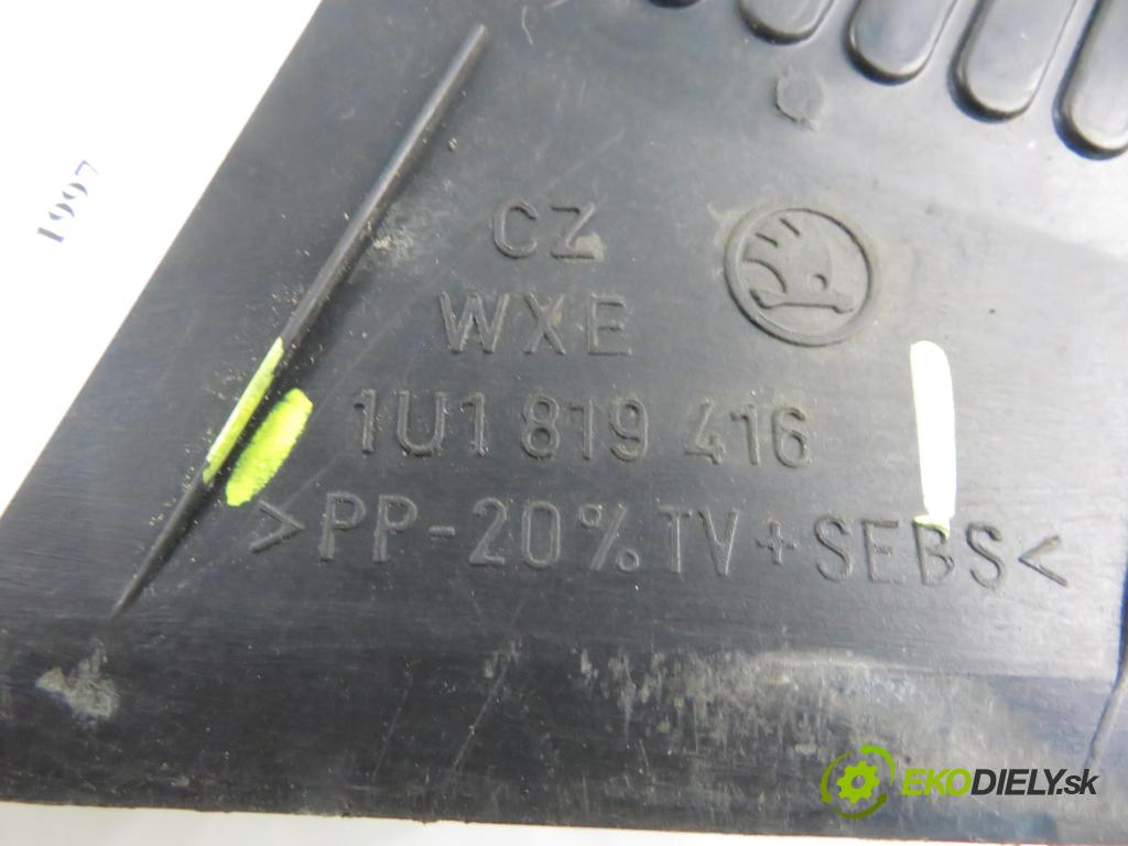 SKODA OCTAVIA I (1U2) LIFTBACK 1997 66,00 1.9 TDI 90- AGR 1896,00 Torpédo, plast pod čelné okno 1U1819416 ; 1U1819415 (Torpédo (plast pod čelným sklom))