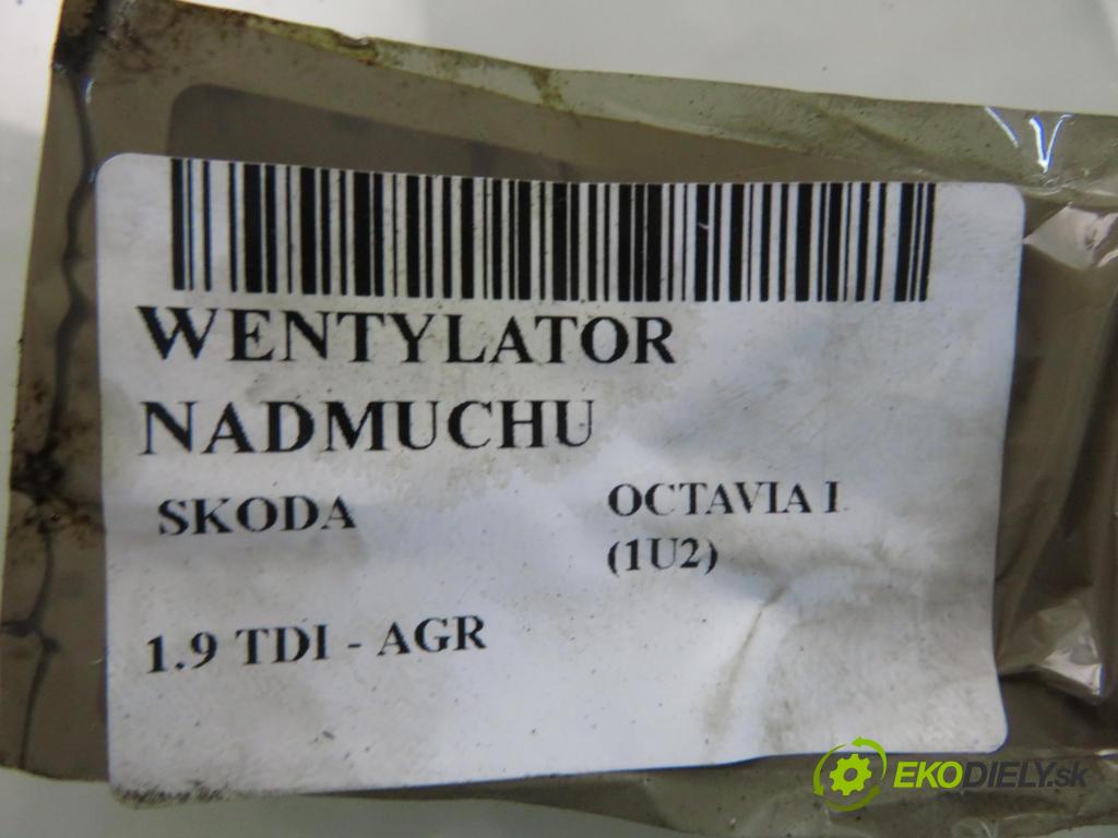 SKODA OCTAVIA I (1U2) LIFTBACK 1997 66,00 1.9 TDI 90- AGR 1896,00 Ventilátor vetráku 1J1819021 ; 654972M