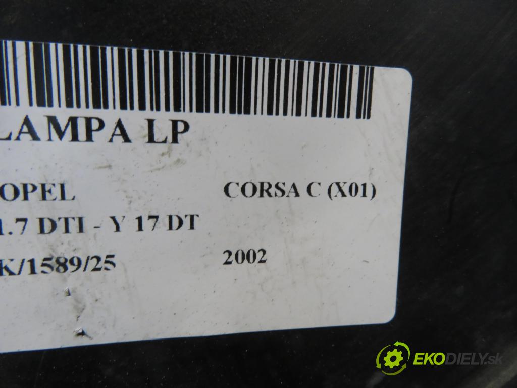 OPEL CORSA C (X01) HB 2002 55,00 1.7 DTI - Y 17 DT 1686,00 Svetlo LP 09114329