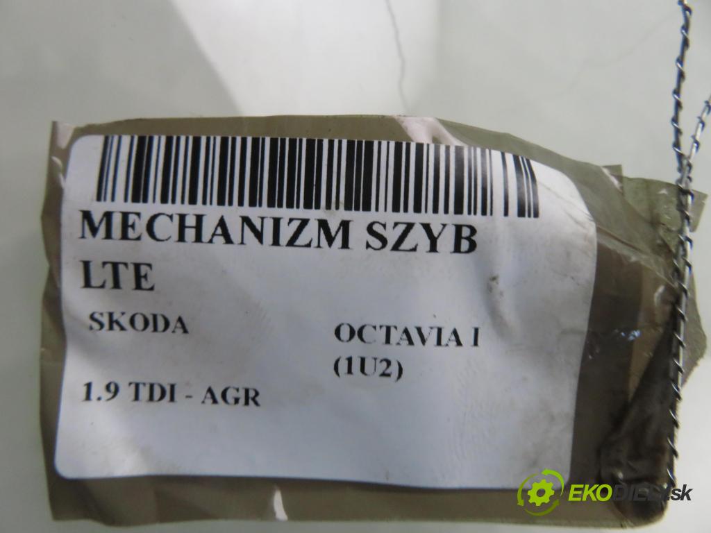 SKODA OCTAVIA I (1U2) LIFTBACK 1997 66,00 1.9 TDI 90- AGR 1896,00 mechanismus oken LTE 1U4839401J