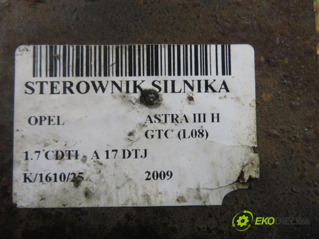 OPEL ASTRA H GTC (L08) HB 2009 81,00 1.7 CDTI - A 17 DTJ 1686,00 Riadiaca jednotka Motor 55571776 ; MB2758009540