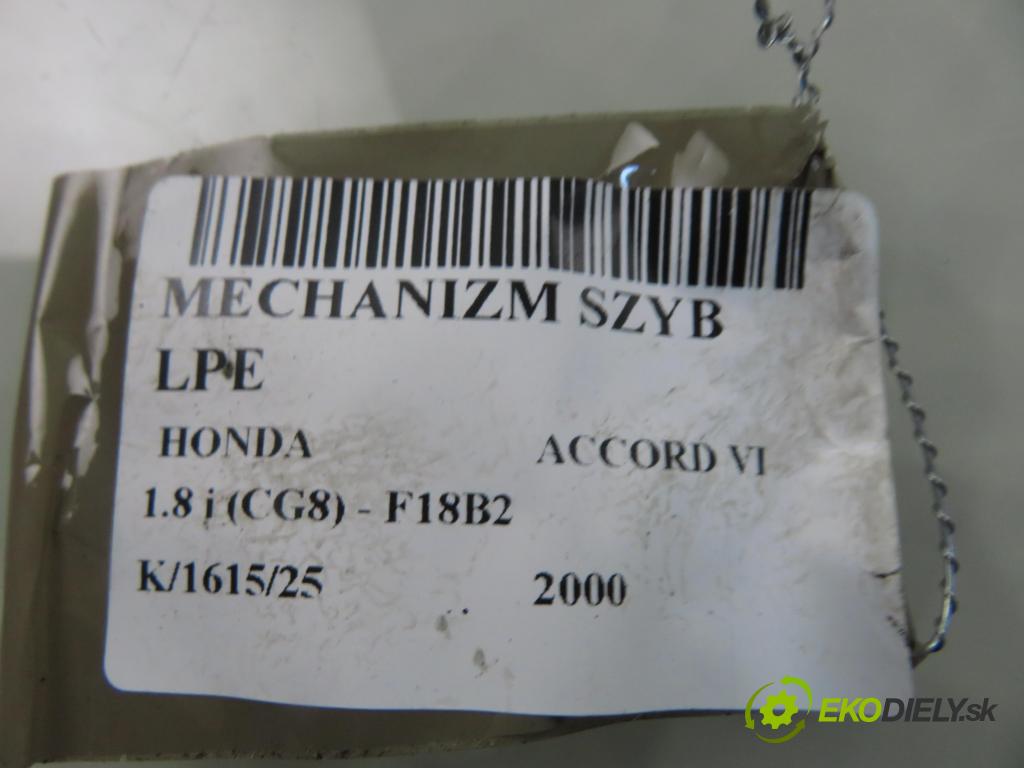 HONDA ACCORD VI (CK, CG, CH, CF8) SEDAN 2000 100,00 1.8 i (CG8) - F18B2 1850,00 Mechanizmus okien 0130821905