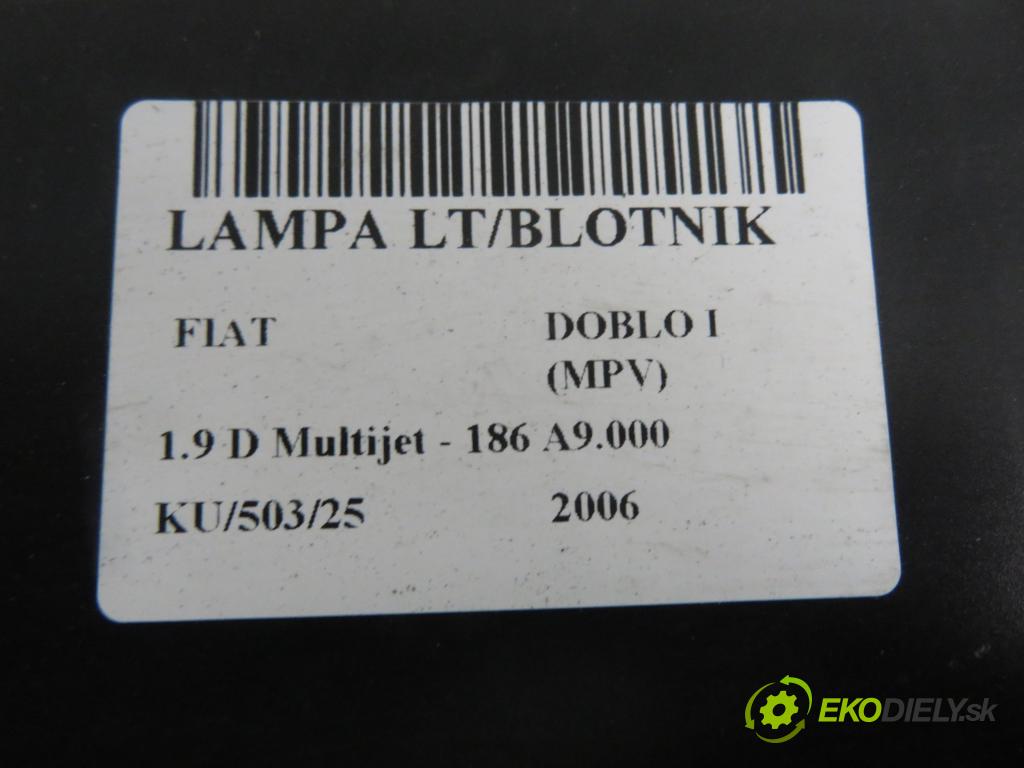 FIAT DOBLO nadwozie wielkoprzestrzenne (MPV) (119_, 223_) KOMBIVAN 2006 88,00 1.9 D Multijet - 186 A9.000 1910,00 Svetlo ľavé zadné 51755145