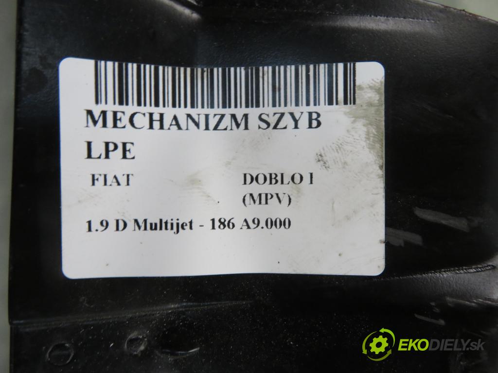 FIAT DOBLO nadwozie wielkoprzestrzenne (MPV) (119_, 223_) KOMBIVAN 2006 88,00 1.9 D Multijet - 186 A9.000 1910,00 Mechanizmus okien 0479000