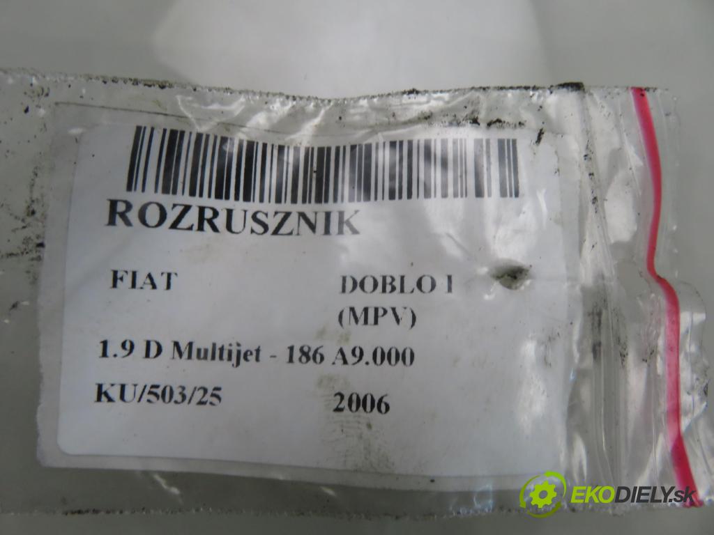 FIAT DOBLO nadwozie wielkoprzestrzenne (MPV) (119_, 223_) KOMBIVAN 2006 88,00 1.9 D Multijet - 186 A9.000 1910,00 startér  (Startér)