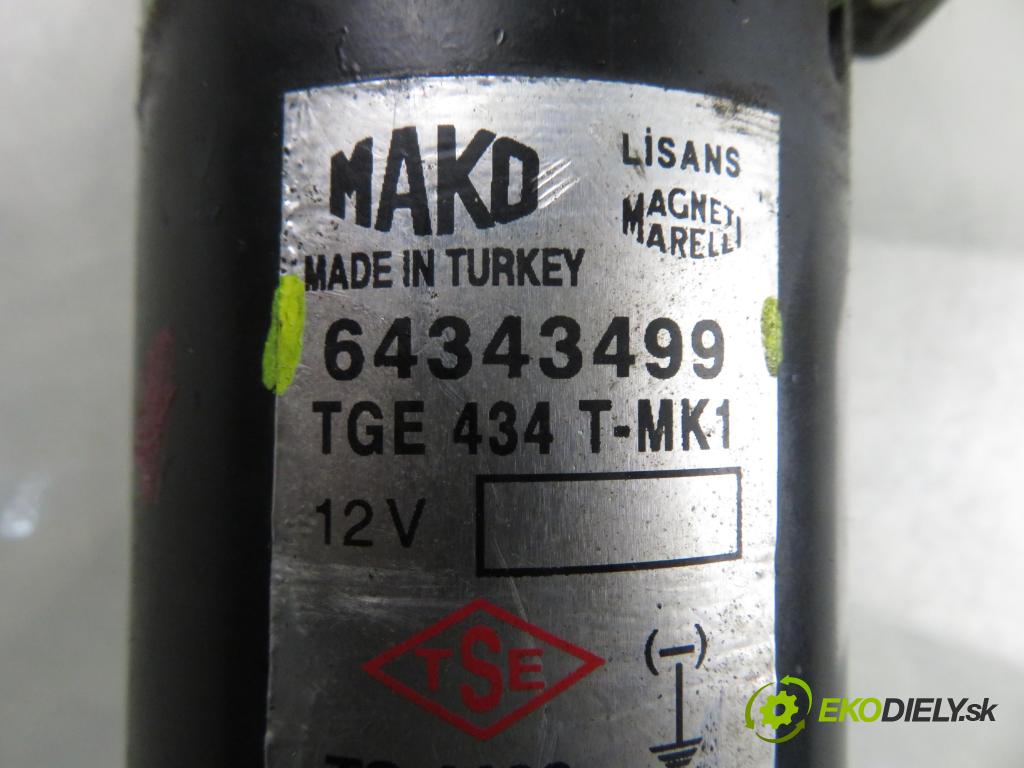 FIAT DOBLO nadwozie wielkoprzestrzenne (MPV) (119_, 223_) KOMBIVAN 2006 88,00 1.9 D Multijet - 186 A9.000 1910,00 Motorček stieračov predný 64343499