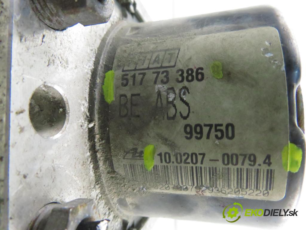 FIAT DOBLO nadwozie wielkoprzestrzenne (MPV) (119_, 223_) KOMBIVAN 2006 88,00 1.9 D Multijet - 186 A9.000 1910,00 pumpa ABS 10097016033 ; 51773386 ; 10020700794 (Pumpa ABS)