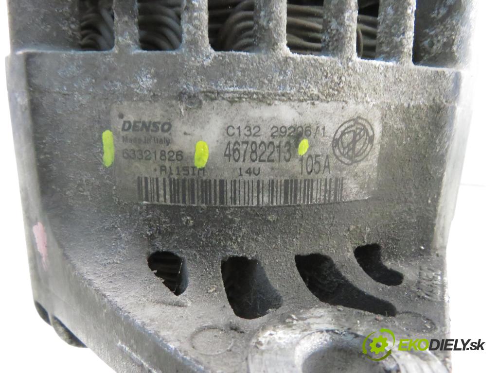 FIAT DOBLO nadwozie wielkoprzestrzenne (MPV) (119_, 223_) KOMBIVAN 2006 88,00 1.9 D Multijet - 186 A9.000 1910,00 Alternátor 46782213 ; 63321826 (Alternátor)