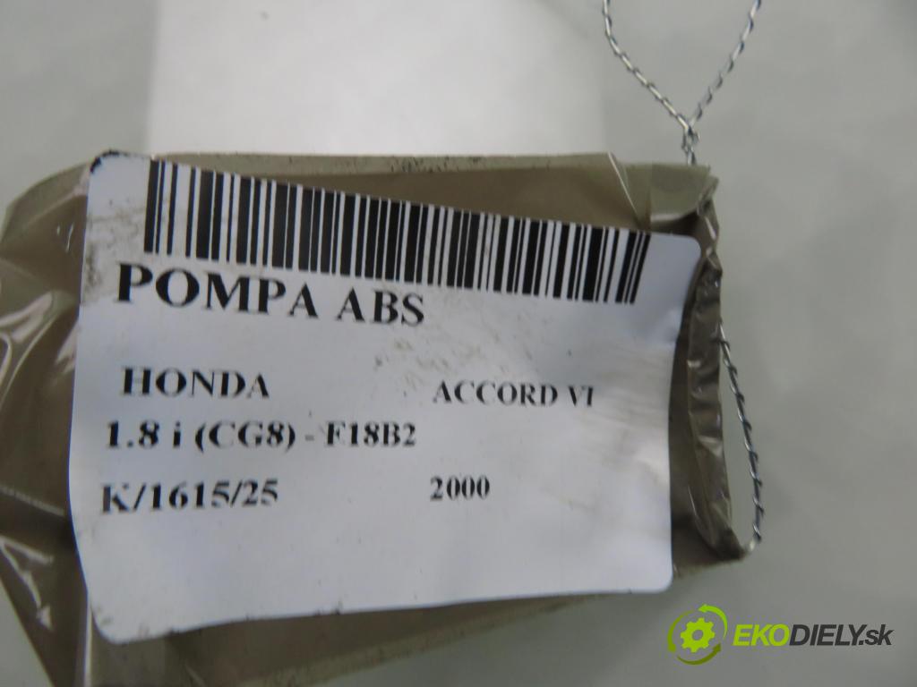HONDA ACCORD VI (CK, CG, CH, CF8) SEDAN 2000 100,00 1.8 i (CG8) - F18B2 1850,00 Pumpa ABS 0273004356 (Pumpa ABS)