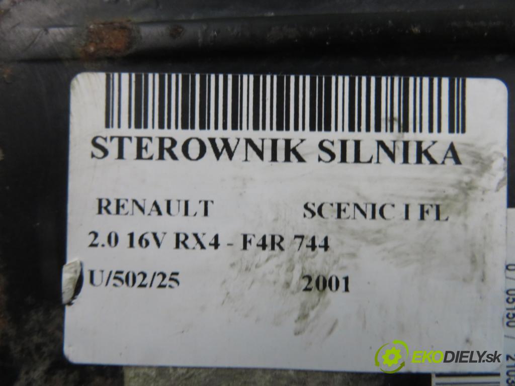 RENAULT SCENIC I (JA0/1_) CROSSOVER 2001 102,00 2.0 16V RX4 139 - F4R 744 1998,00 Riadiaca jednotka Motor 8200057536 ; S110114000C ; 8200029658