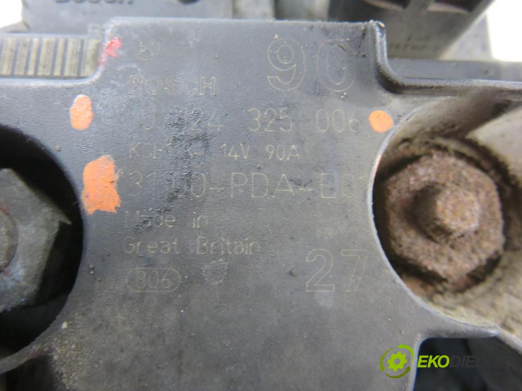 HONDA ACCORD VI (CK, CG, CH, CF8) SEDAN 2000 100,00 1.8 i (CG8) - F18B2 1850,00 Alternátor 0124325006 ; 31100PDAE01 (Alternátor)