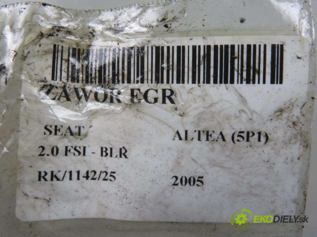 SEAT ALTEA (5P1) MINIVAN 2005 110,00 2.0 FSI - BLR 1984,00 VENTIL EGR 06F131503B ; A2C53082890
