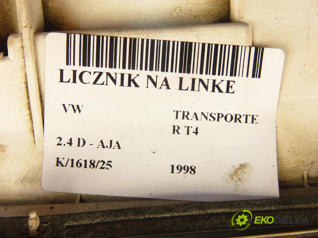 VW TRANSPORTER IV Platforma / podwozie (70E, 70L, 70M, 7DE, 7DL KABINA/PLATFORMA 1998 55,00 2.4 D - AJA 2370,00 Prístrojovka na ODKAZ: 7D0919850L ; 0263609003