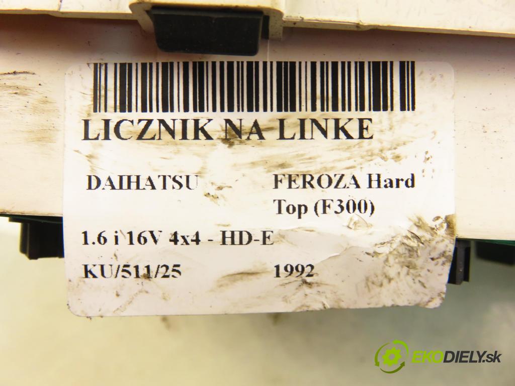 DAIHATSU FEROZA Hard Top (F300) TERENOWY 1992 70,00 1.6 i 16V 4x4 95 - HD-E 1590,00 Prístrojovka na ODKAZ: 8301087671 ; 1573102690