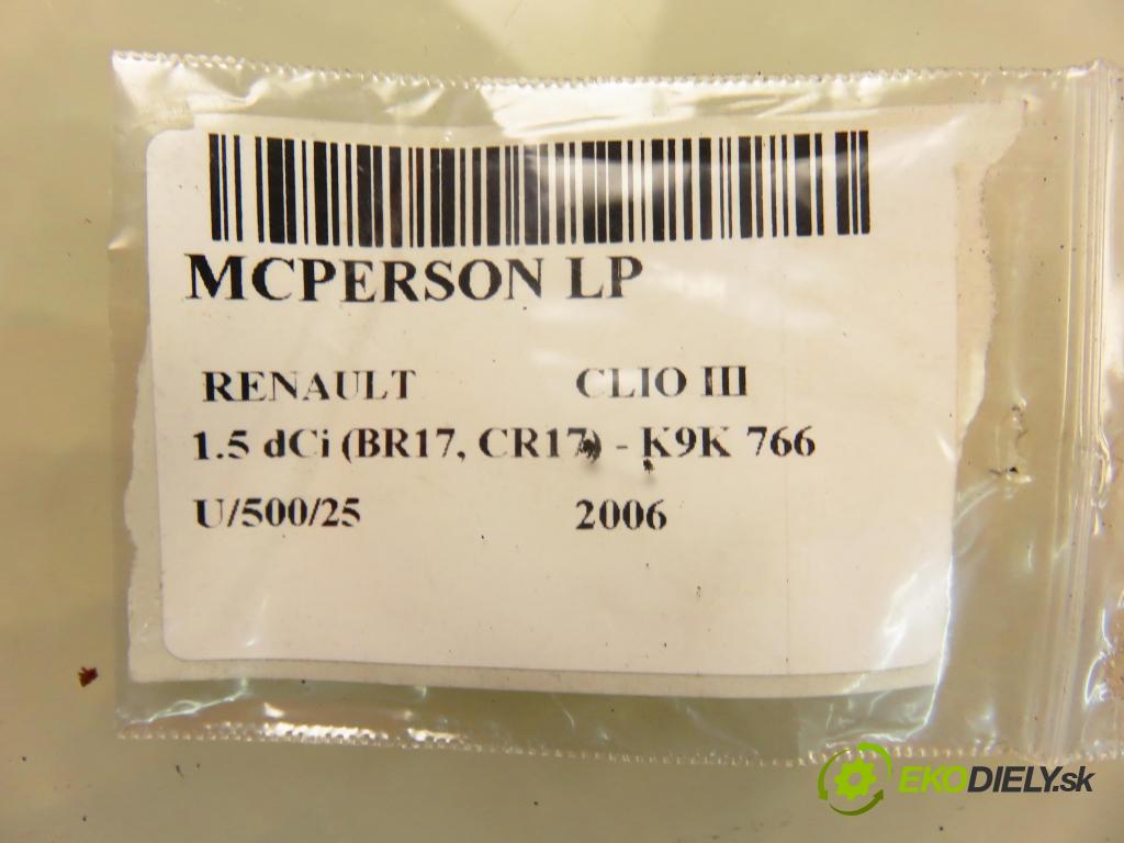 RENAULT CLIO III (BR0/1, CR0/1) HB 2006 63,00 1.5 dCi 86 - K9K 766 1461,00 MCPERSON LP 