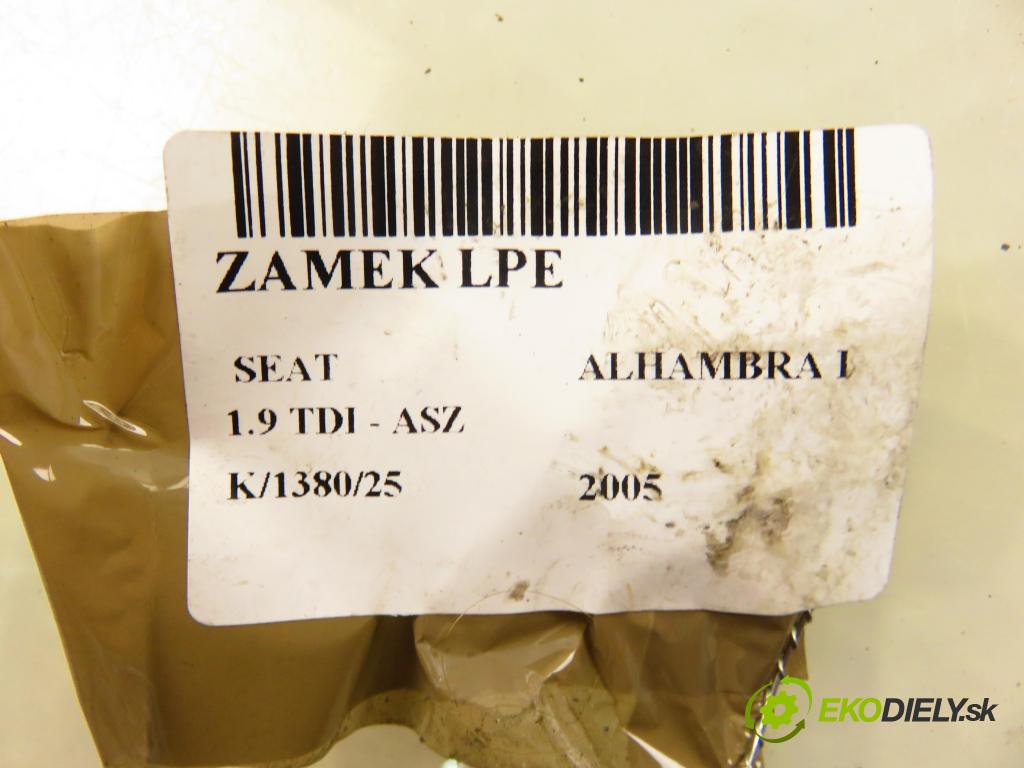 SEAT ALHAMBRA (7V8, 7V9) VAN 2005 96,00 1.9 TDI - ASZ 1896,00 zámok 