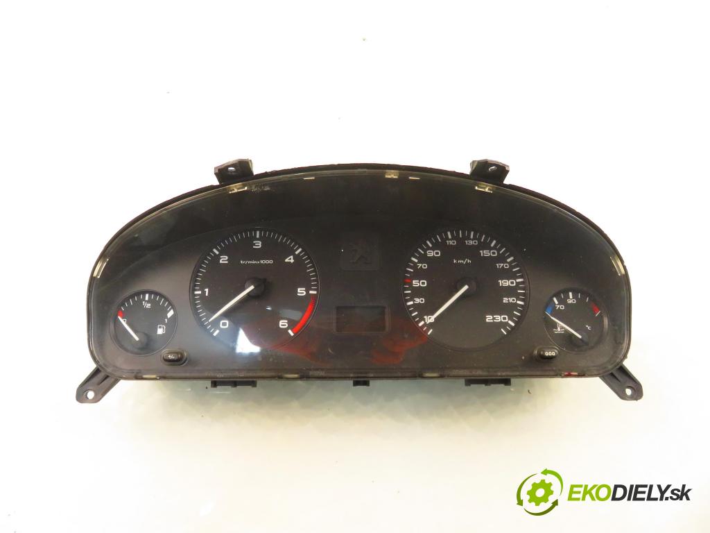 PEUGEOT 406 (8B) SEDAN 2001 66,00 2.0 HDI 90 - RHY (DW10TD) 1997,00 Prístrojovka elektrický 9639940380