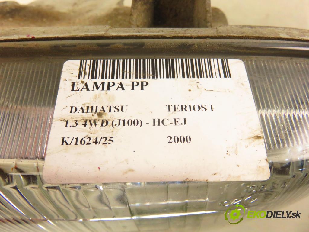 DAIHATSU TERIOS (J1_) SUV 2000 61,00 1.3 4WD (J100) - HC-EJ 1296,00 Svetlo PP 0017362