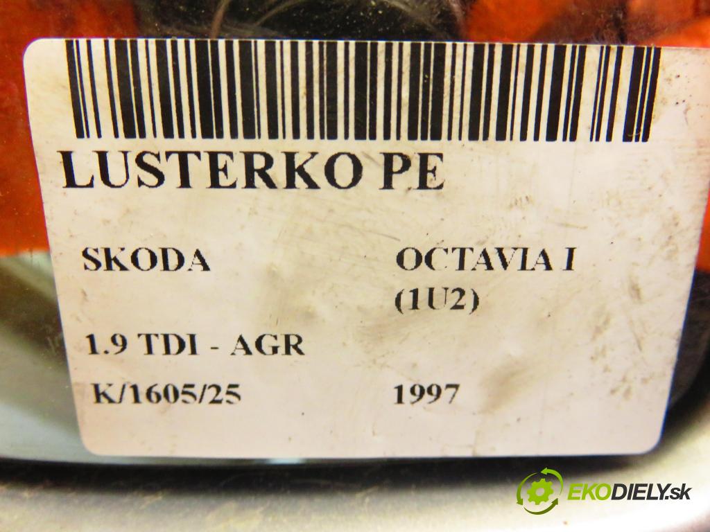 SKODA OCTAVIA I (1U2) LIFTBACK 1997 66,00 1.9 TDI 90- AGR 1896,00 Spätné zrkadlo
