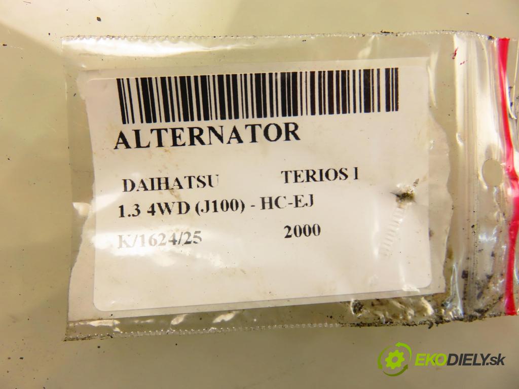 DAIHATSU TERIOS (J1_) SUV 2000 61,00 1.3 4WD (J100) - HC-EJ 1296,00 Alternátor  (Alternátor)
