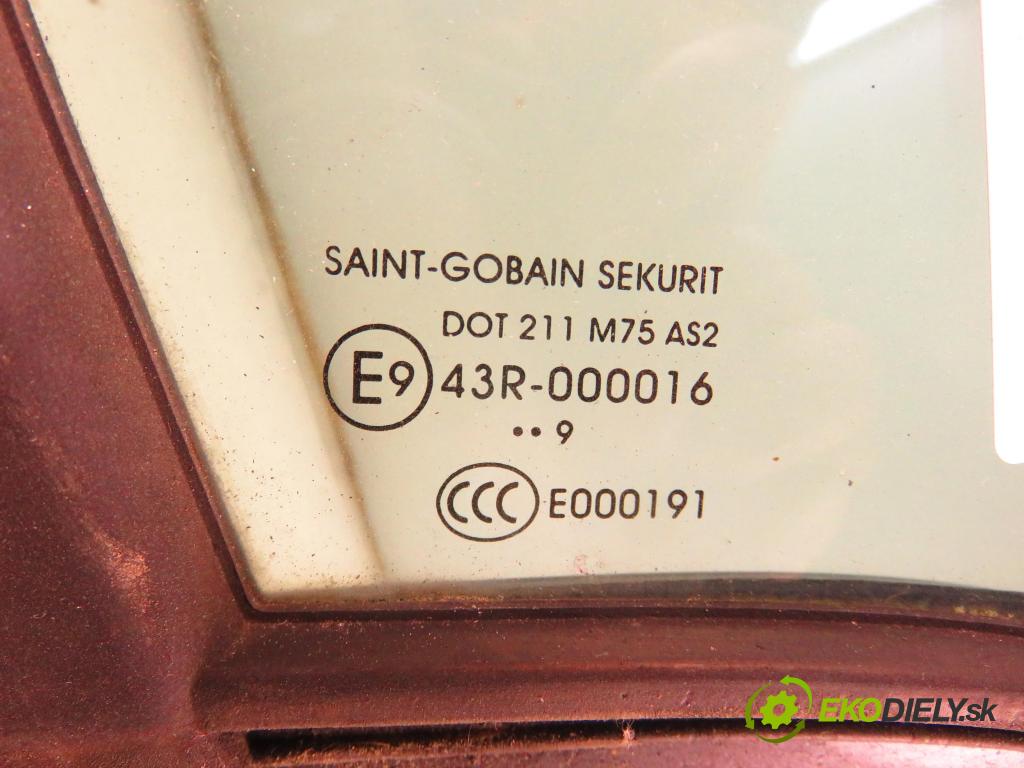 CITROEN BERLINGO MULTISPACE (B9) KOMBIVAN 2009 66,00 1.6 HDi 90 - 9HX (DV6ATED4) 1560,00 Okno TROJUHOLNÍKÝ PP