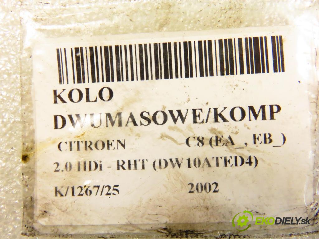 CITROEN C8 (EA_, EB_) MINIVAN 2002 0,00 2.0 HDi - RHT (DW10ATED4) 1997,00 Koleso dvojvrstvové 415013810 ; 323051410 ; 123035210