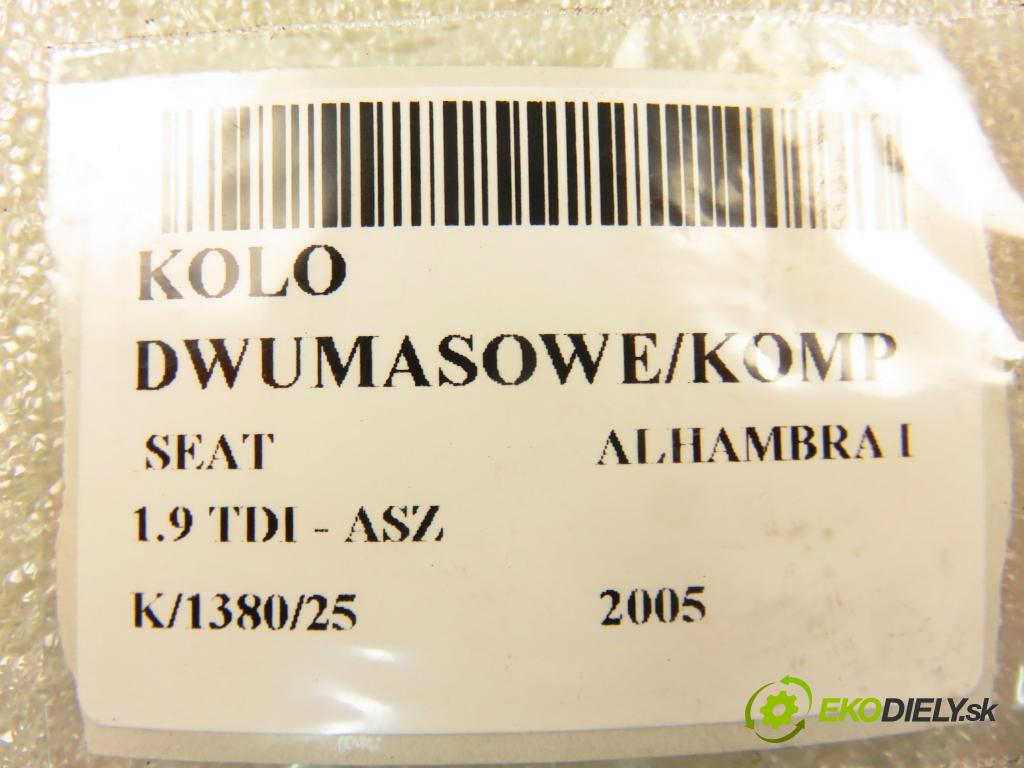 SEAT ALHAMBRA (7V8, 7V9) VAN 2005 96,00 1.9 TDI - ASZ 1896,00 Koleso dvojvrstvové 2294003341 ; 1878005146 ; 3082002048