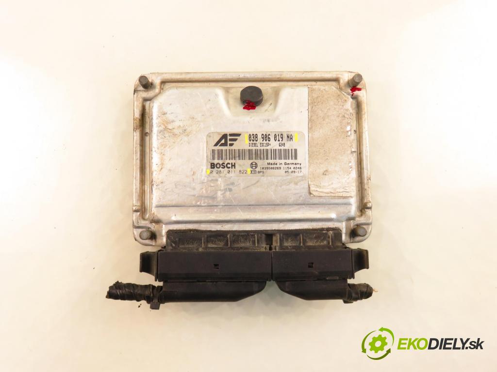 SEAT ALHAMBRA (7V8, 7V9) VAN 2005 96,00 1.9 TDI - ASZ 1896,00 Riadiaca jednotka Motor 038906019NA ; 0281011822