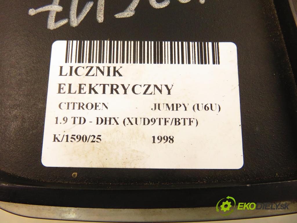 CITROEN JUMPY (U6U) FURGON 1998 0,00 1.9 TD - DHX (XUD9TF/BTF) 1905,00 Prístrojovka elektrický 1480111080