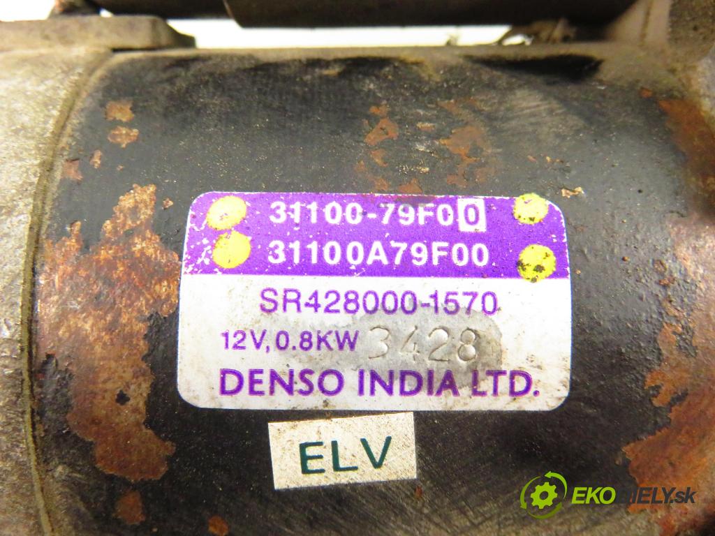 SUZUKI ALTO (FF) HB 2004 46,00 1.1 (RF410) - F10D 1061,00 Štartér 3110079F00 ; 31100A79F00 (Štartér)