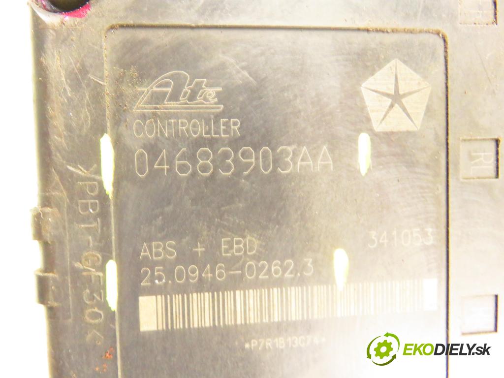 CHRYSLER VOYAGER IV (RG, RS) MINIVAN 2001 0,00 3.3 AWD - EGA 3301,00 Pumpa ABS 04683903AA ; 25094602623 (Pumpa ABS)