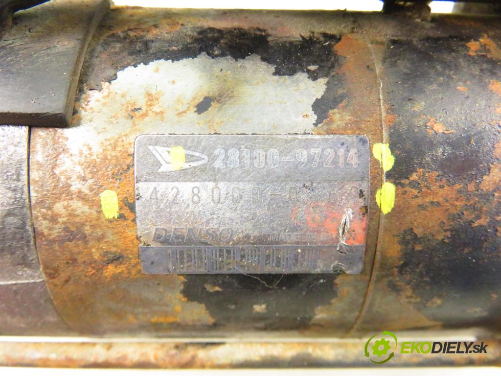 DAIHATSU TERIOS (J1_) SUV 2000 61,00 1.3 4WD (J100) - HC-EJ 1296,00 startér 2810097214 ; 4280000860 (Startér)