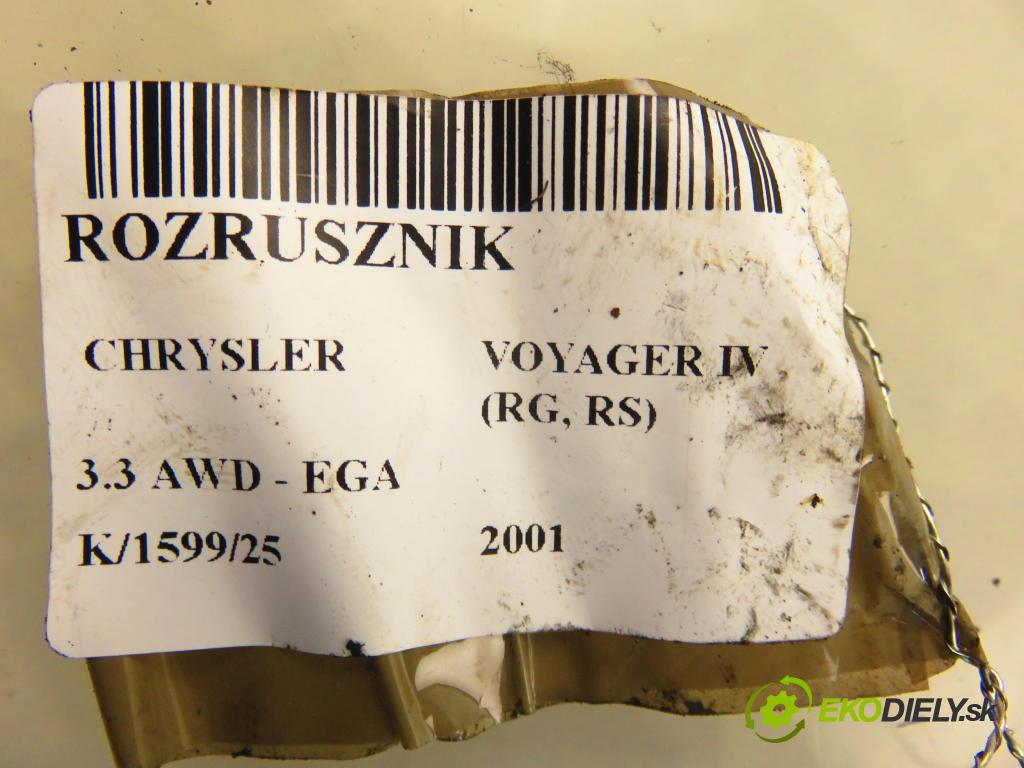 CHRYSLER VOYAGER IV (RG, RS) MINIVAN 2001 0,00 3.3 AWD - EGA 3301,00 startér 04686045AC ; 22800096890 (Startér)
