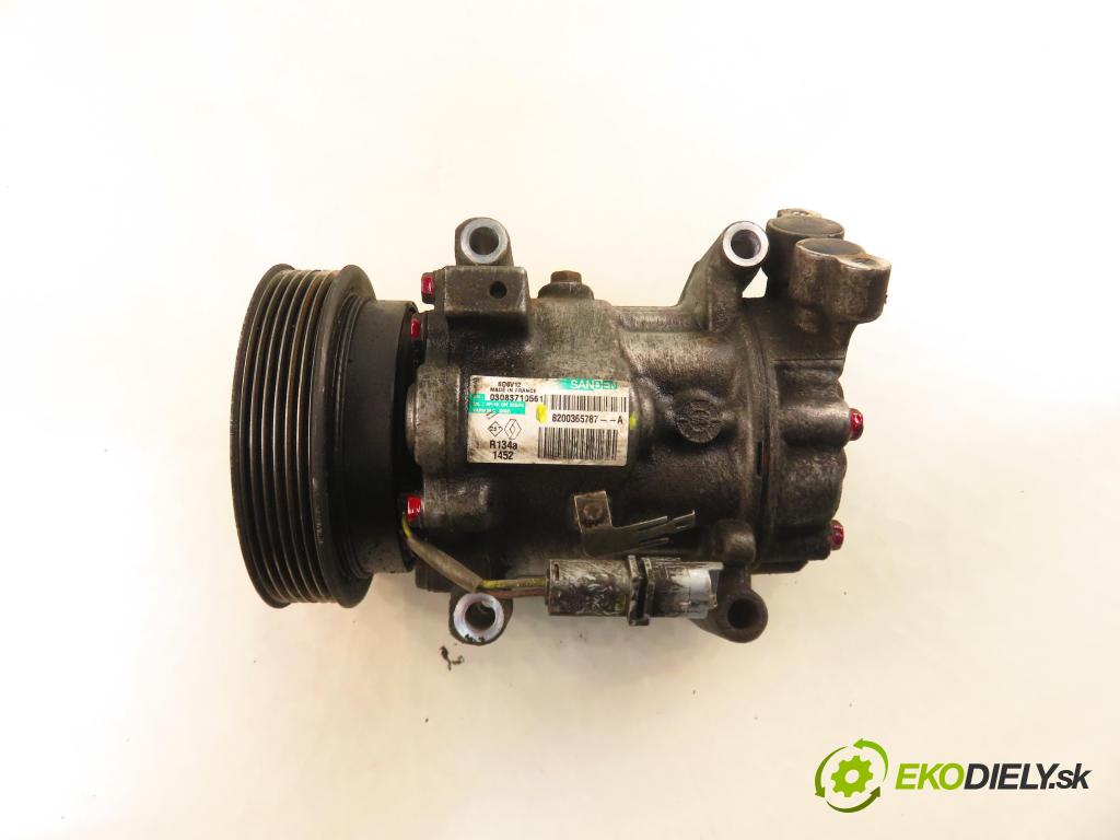 RENAULT CLIO III (BR0/1, CR0/1) HB 2006 63,00 1.5 dCi 86 - K9K 766 1461,00 KOMPRESOR: klimatizace 8200365787 ; 8200365787A (Kompresor klimatizace)