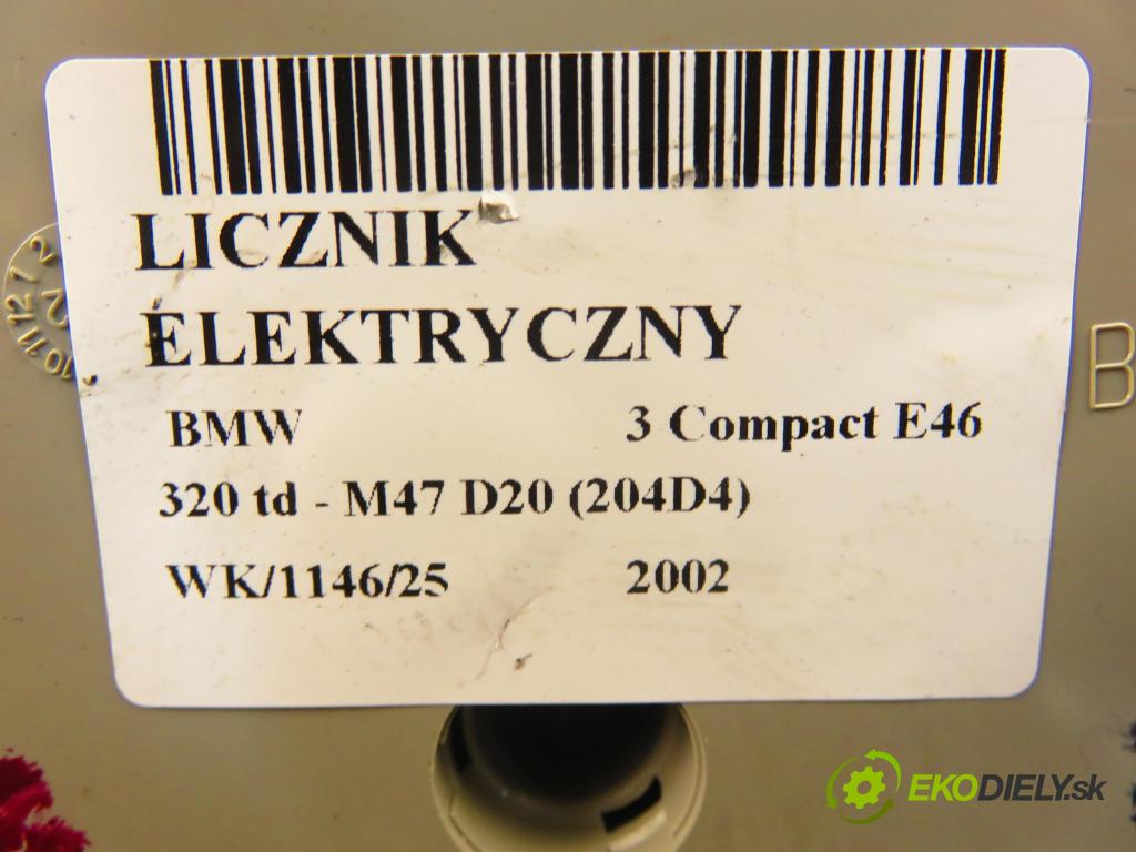 BMW 3 Compact (E46) COMPACT 2002 110,00 320 td 150 - M47 D20 (204D4) 1995,00 Prístrojovka elektrický 6915239 ; 0263639002