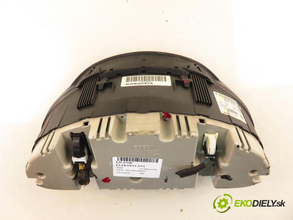 BMW 3 Compact (E46) COMPACT 2002 110,00 320 td 150 - M47 D20 (204D4) 1995,00 Prístrojovka elektrický 6915239 ; 0263639002