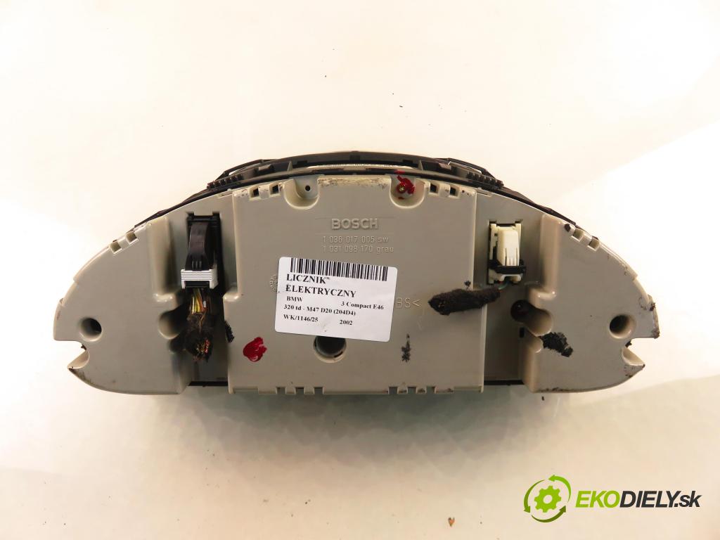 BMW 3 Compact (E46) COMPACT 2002 110,00 320 td 150 - M47 D20 (204D4) 1995,00 Prístrojovka elektrický 6915239 ; 0263639002