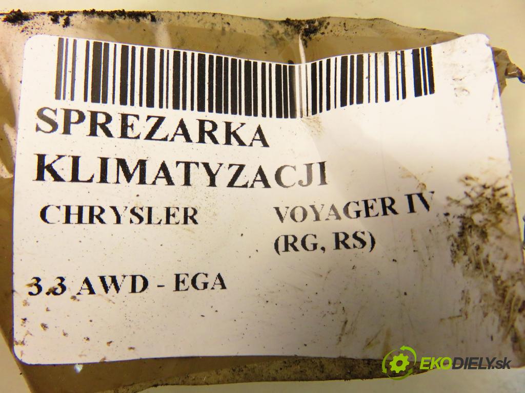 CHRYSLER VOYAGER IV (RG, RS) MINIVAN 2001 0,00 3.3 AWD - EGA 3301,00 KOMPRESOR: klimatizace (Kompresor klimatizace)