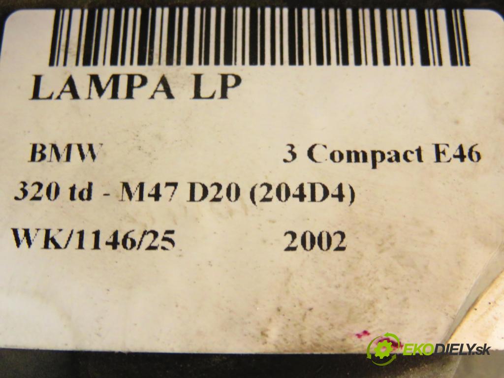 BMW 3 Compact (E46) COMPACT 2002 110,00 320 td 150 - M47 D20 (204D4) 1995,00 Svetlo LP