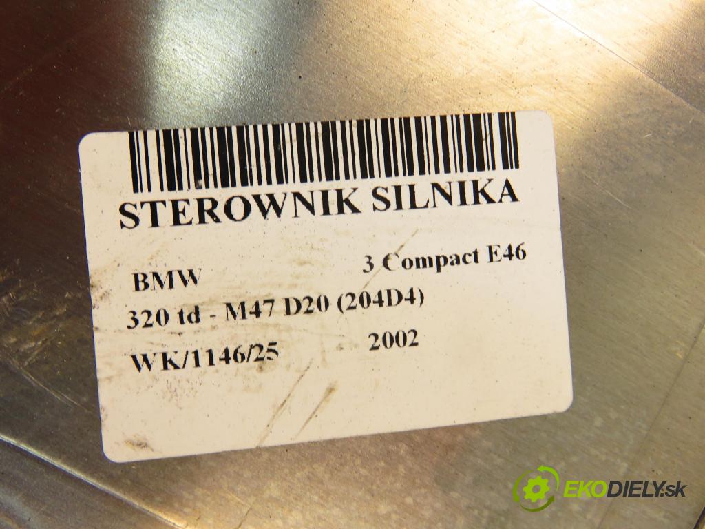 BMW 3 Compact (E46) COMPACT 2002 110,00 320 td 150 - M47 D20 (204D4) 1995,00 Riadiaca jednotka Motor 7791190 ; 0281010565