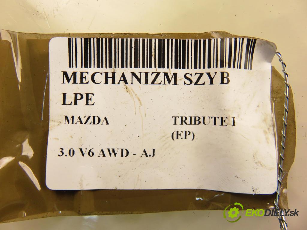 MAZDA TRIBUTE (EP) SUV 2001 0,00 3.0 V6 AWD - AJ 2967,00 Mechanizmus okien AY2621000341
