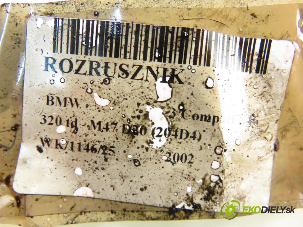 BMW 3 Compact (E46) COMPACT 2002 110,00 320 td 150 - M47 D20 (204D4) 1995,00 startér 7787354 ; D7G4 (Startér)