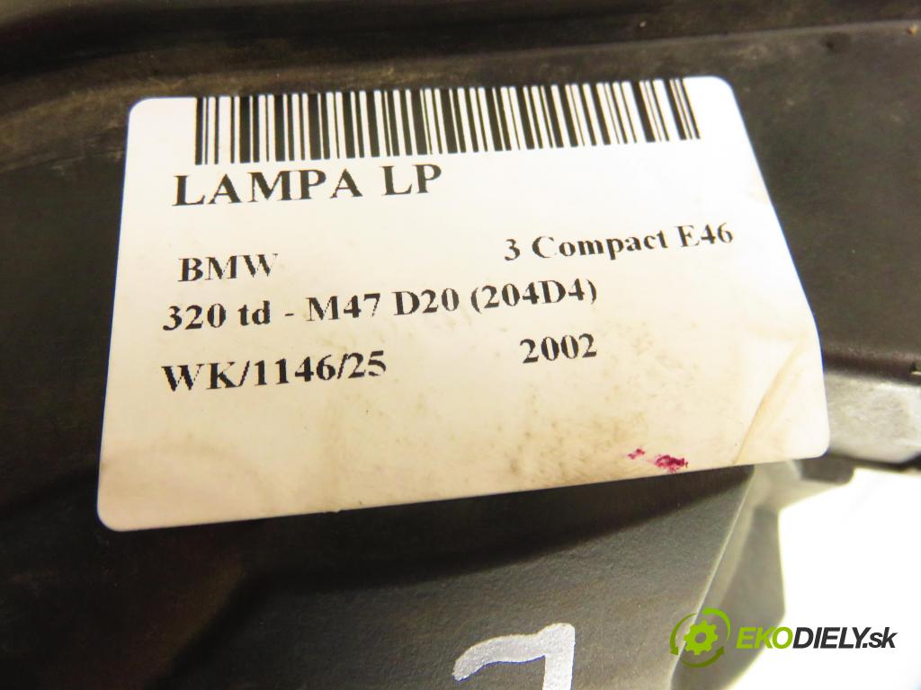 BMW 3 Compact (E46) COMPACT 2002 110,00 320 td 150 - M47 D20 (204D4) 1995,00 Svetlo LP
