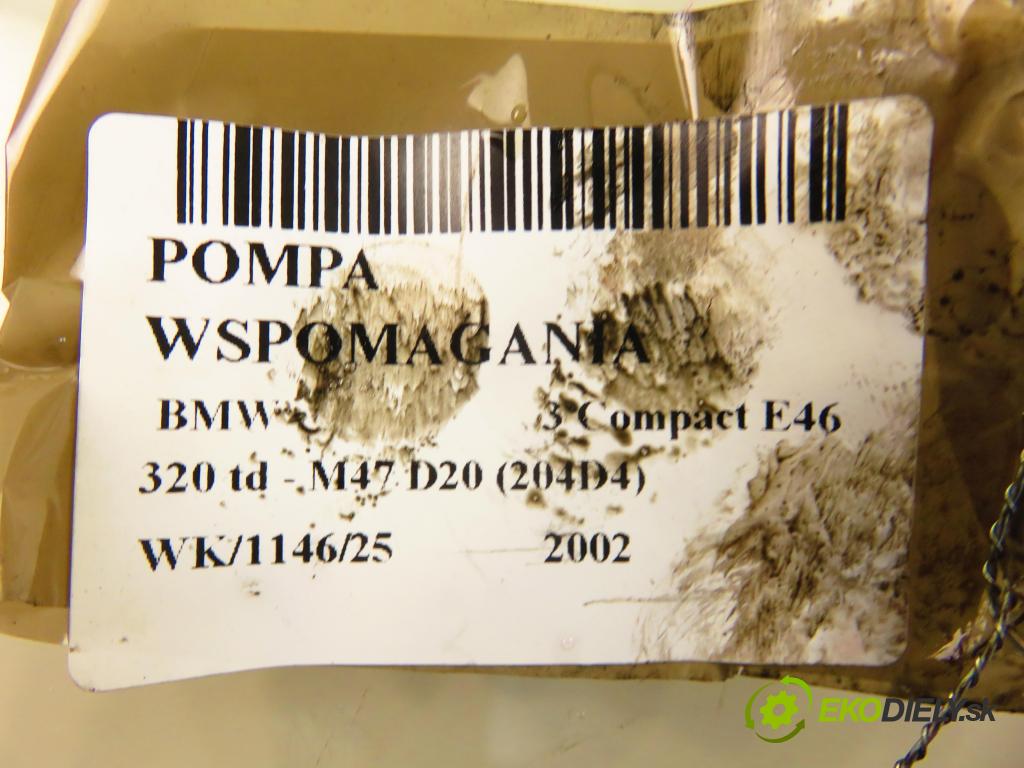 BMW 3 Compact (E46) COMPACT 2002 110,00 320 td 150 - M47 D20 (204D4) 1995,00 pumpa servočerpadlo 6756575 ; 7692974519 (Servočerpadlo)