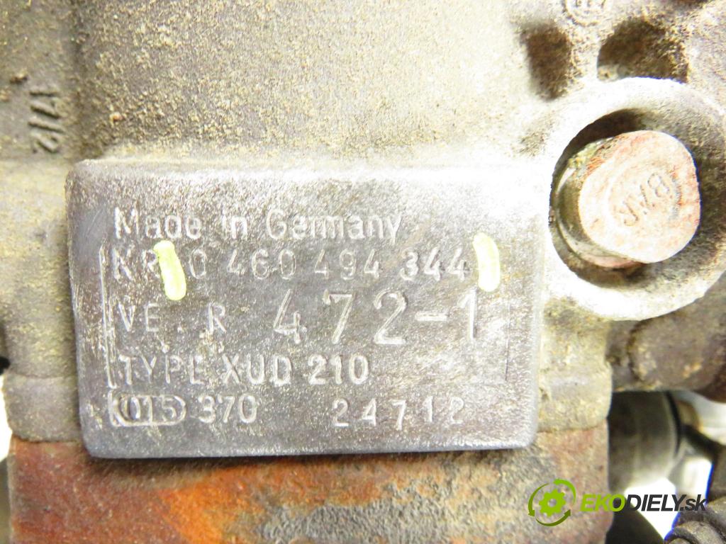 CITROEN JUMPY (U6U) FURGON 1998 0,00 1.9 TD - DHX (XUD9TF/BTF) 1905,00 Pumpa vstrekovacia 0460494344 (Vstrekovacie čerpadlo)