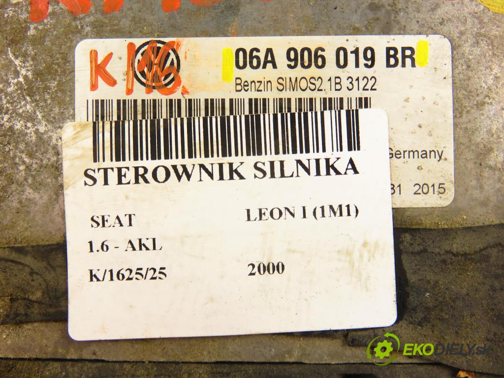 SEAT LEON (1M1) HB 2000 74,00 1.6 - AKL 1595,00 Riadiaca jednotka Motor 06A906019BR