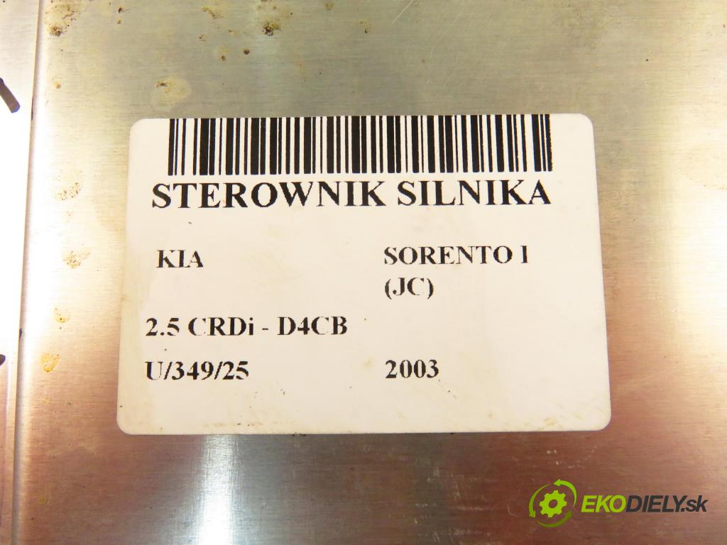 KIA SORENTO I (JC) SUV 2003 103,00 2.5 CRDi 140 - D4CB 2497,00 Riadiaca jednotka Motor 391004A720 ; 0281011283