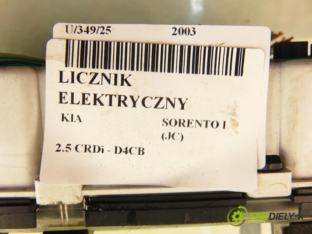 KIA SORENTO I (JC) SUV 2003 103,00 2.5 CRDi 140 - D4CB 2497,00 Prístrojovka elektrický 940033E090