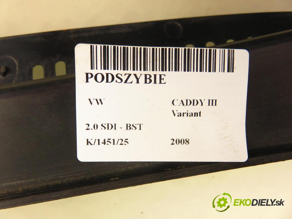 VW CADDY III Variant (2KB, 2KJ, 2CB, 2CJ) FURGON 2008 51,00 2.0 SDI - BST 1968,00 Torpédo, plast pod čelné okno 2K0819403 (Torpédo (plast pod čelným sklom))